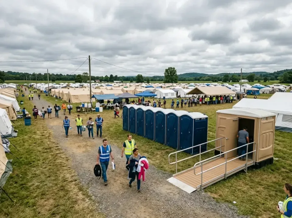 disaster-relief-camp-restrooms-010 — frequently asked questions, Dumpster & Portable Bathrooms Rental in Glen Allen, VA